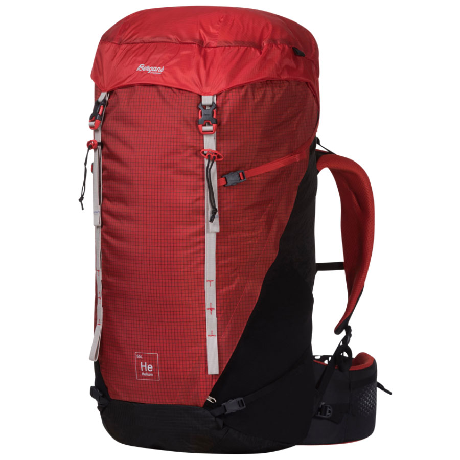 BERGANS Helium V5 55 red sand/black hátizsák